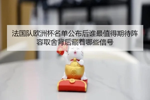 法国队欧洲杯名单公布后谁最值得期待阵容取舍背后藏着哪些信号